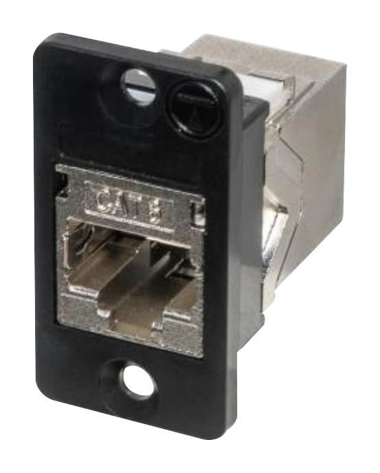 RJ45 Cat6 Socket to RJ45 Cat6 Socket Coupler, Shielded