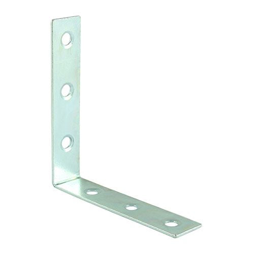 Metal Corner Braces - Zinc. Various Sizes and Pack Sizes