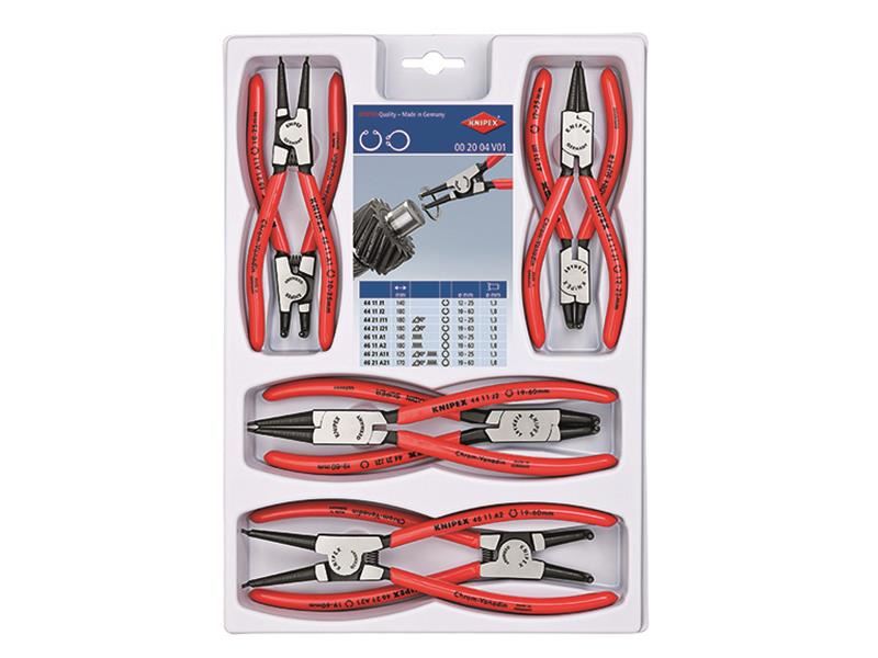 Circlip Plier Set, 8 Piece