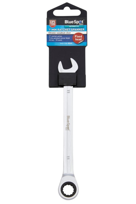 Chrome Vanadium Ratchet Spanner Fixed Head