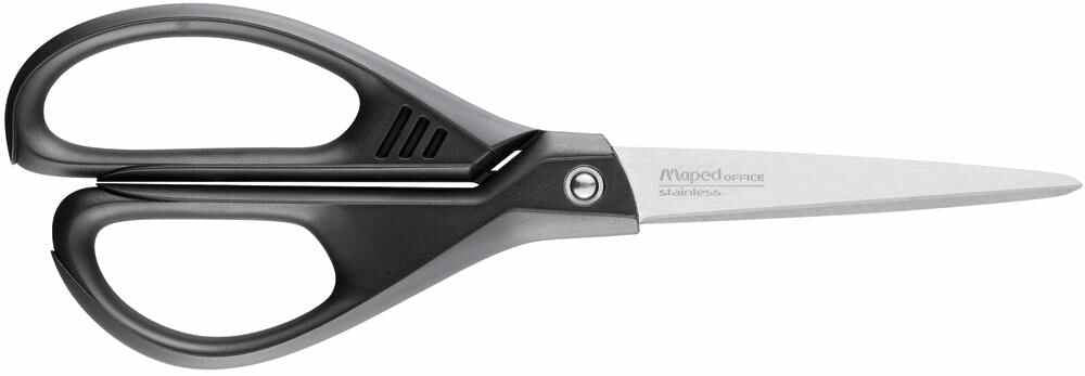 MAPED - 21cm Essentials Asymmetrical Scissors - Black Handles