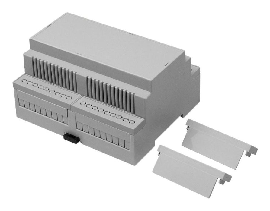 IP20 Polycarbonate DIN Rail Vented Module Box Enclosure Kit