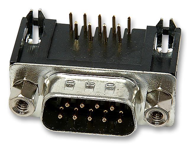 15 Pin D-Sub Right Angle PCB Plug