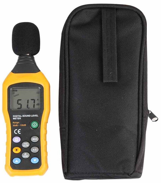 DURATOOL - A and C Weighted Digital Sound Level Meter - 30dB to 130dB