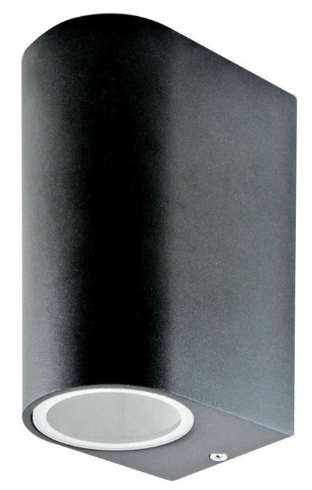 Up & Down Wall Light, Black, GU10, IP44