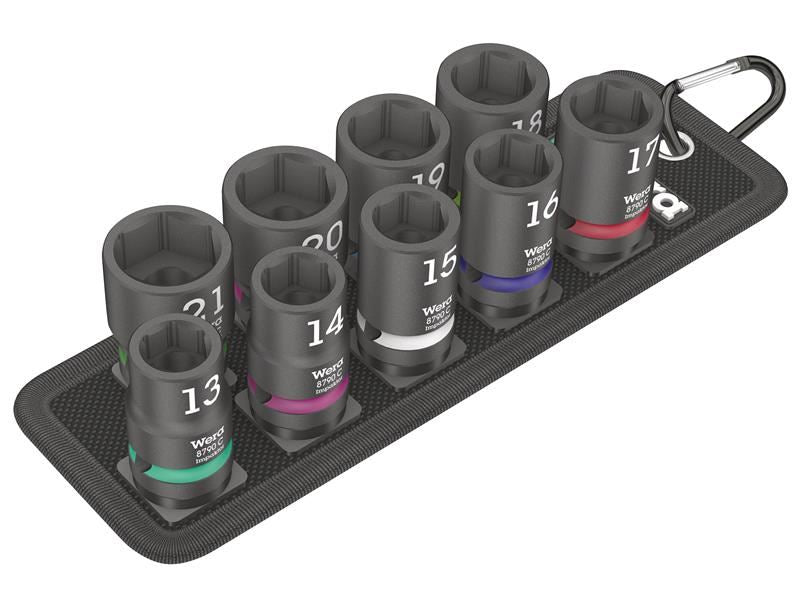 Belt C Impaktor 1 Socket Set of 9 Metric 1/2in Drive