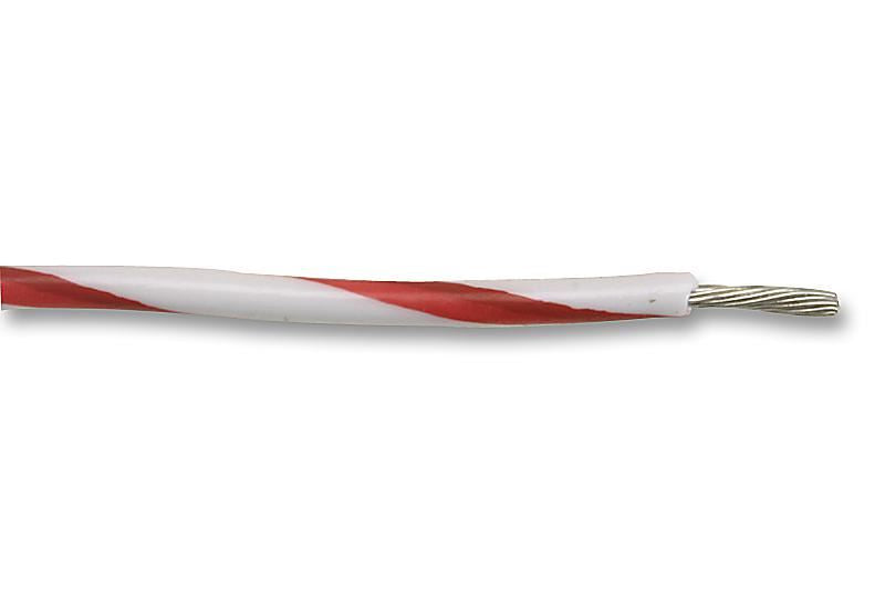 Equipment Wire, 7/0.20mm, Red/White, 100m