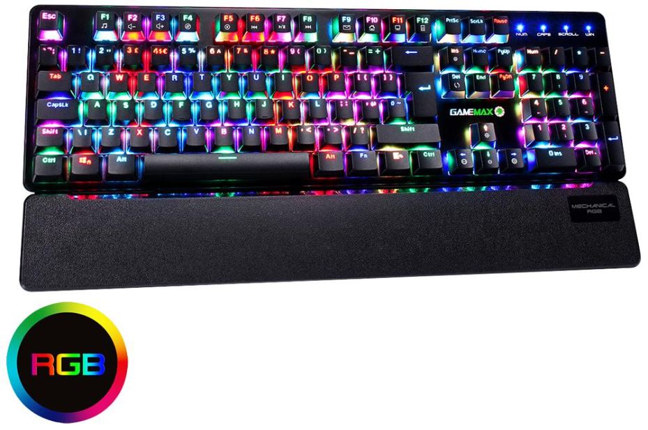 Strike Mechanical RGB Gaming Keyboard, Black