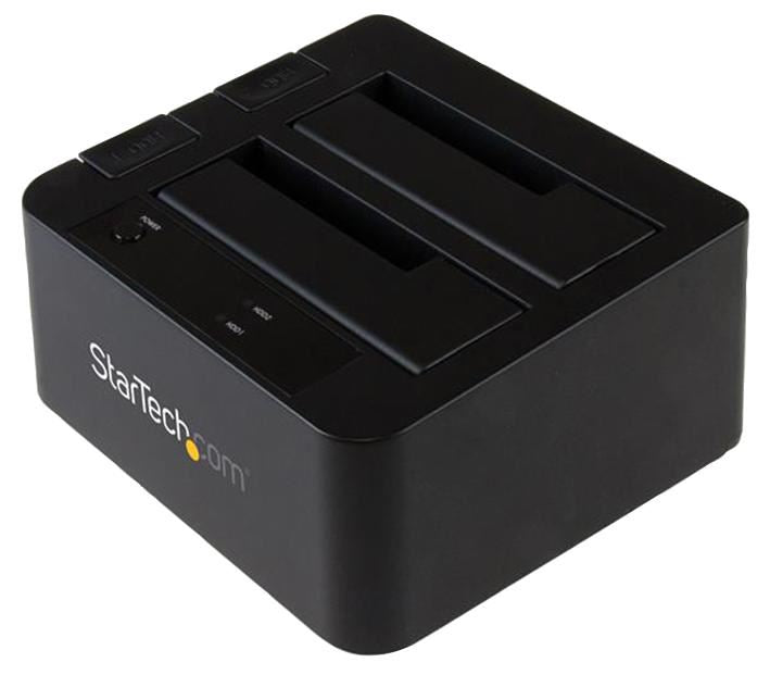 USB 3.1 10GB/s Dual-Bay Dock for 2.5/3.5" SATA SSD/HDDs