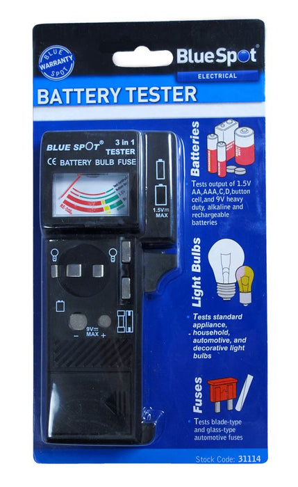 Battery Bulb And Fuse Tester