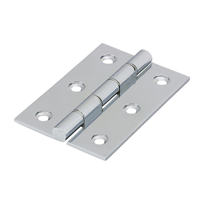 Double Stainless Steel Washer Hinge Polished Chrome