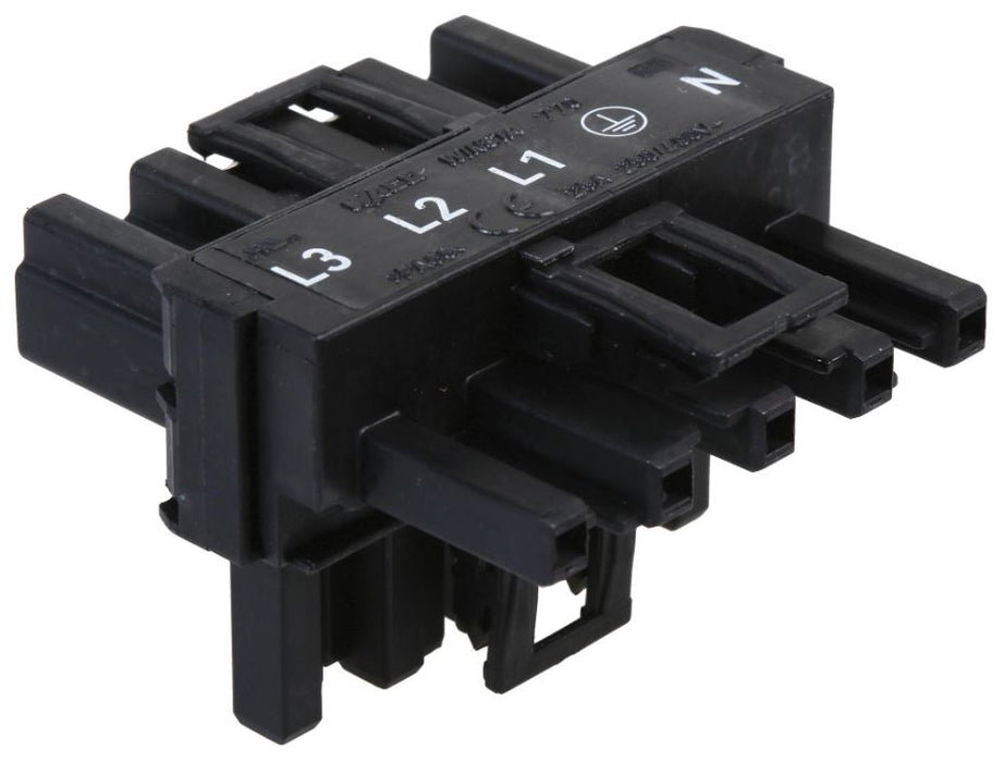 T-Connector, WINSTA MIDI, 5 Way, Black