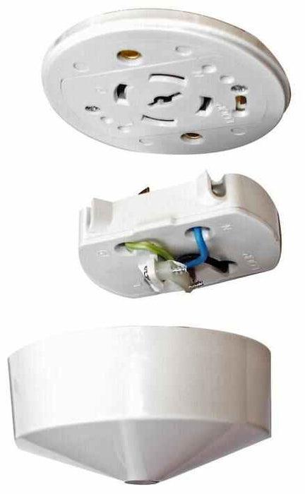 ETERNA - Plug in Ceiling Rose, White