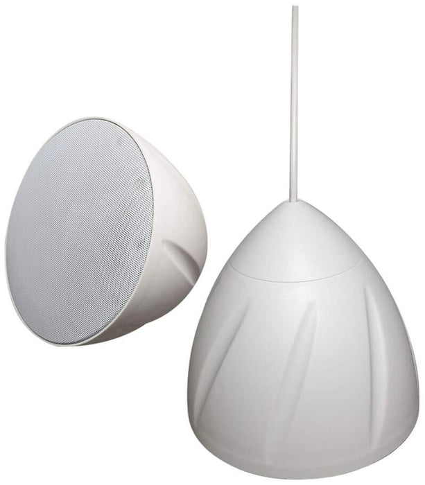 30W 8" Pendant Speaker 8R/100V, White