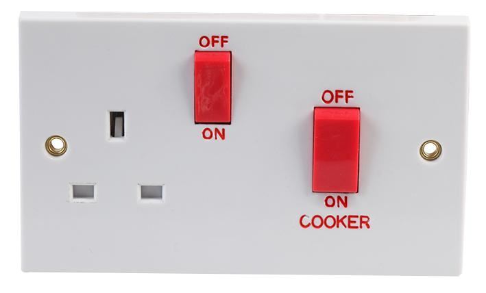 45A DP Cooker Control Switch and Socket