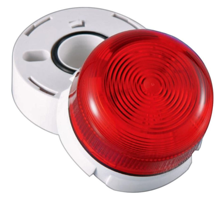 Low Profile 12/24V dc 2W Xenon Beacon - Red