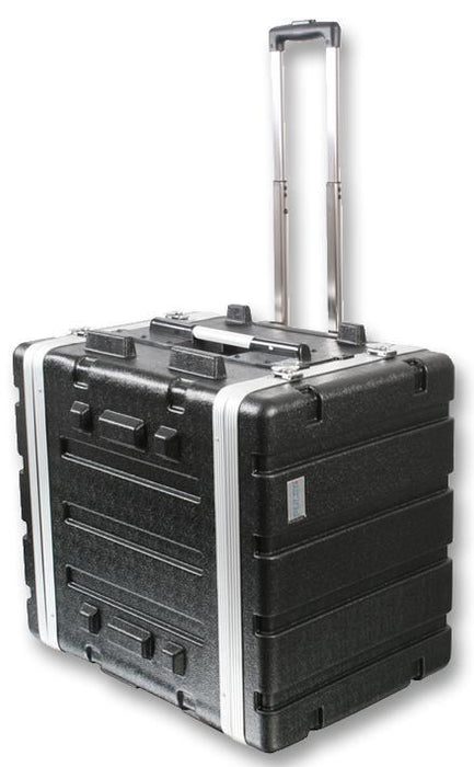 19" Rack ABS Flight Case with Trolley Handle and Wheels- 7U