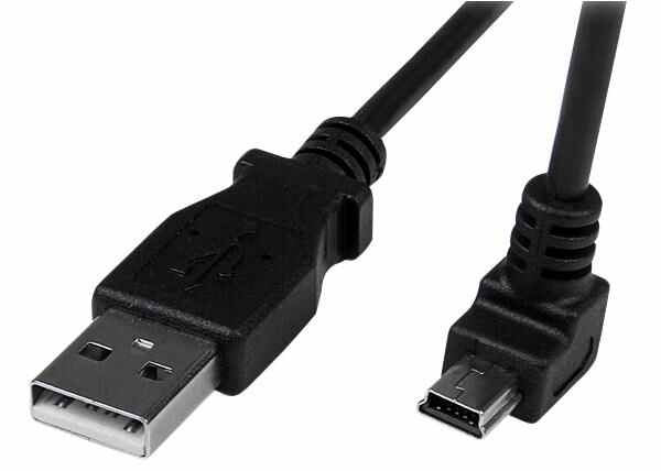 STARTECH - 2m A Plug to 90° Down Mini B Plug USB 2.0 Cable