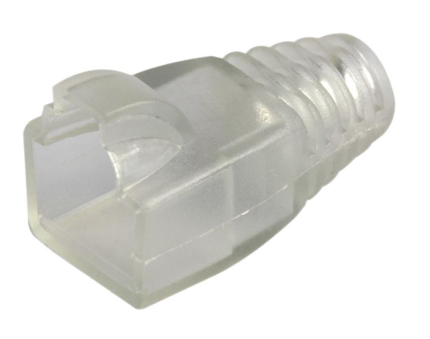 RJ45 Cat6 Strain Relief Boot, Clear