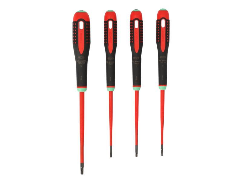BE-9880SL ERGO™ Slim VDE Insulated Screwdriver Set, 4 Piece