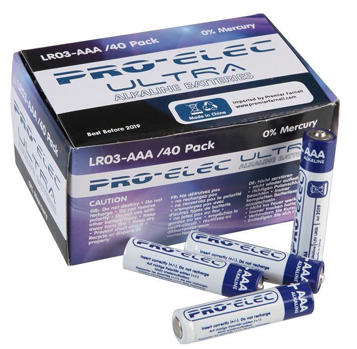 Ultra Alkaline Batteries 40 Pack