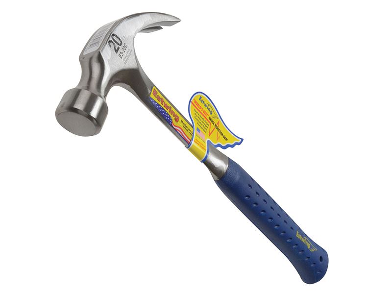 Curved Claw Hammer, Vinyl Grip