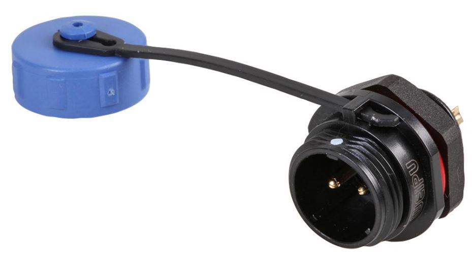 Circular Threaded Panel Mount Connector Plug - IP68