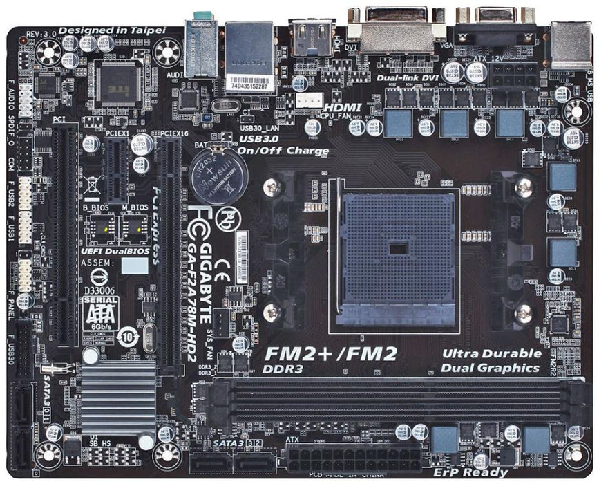 AMD A78 Socket FM2+ Micro ATX Motherboard