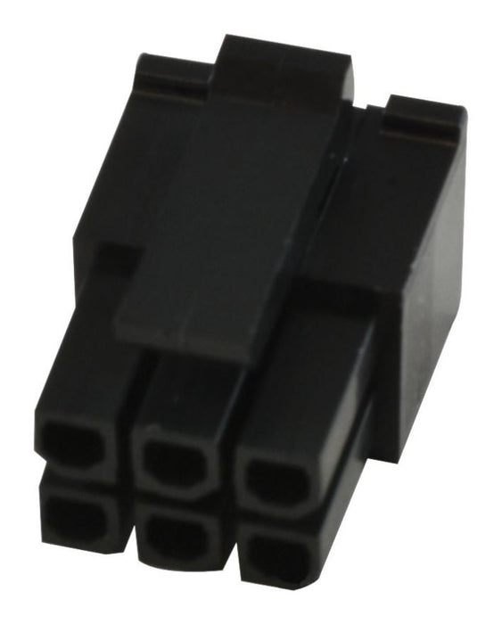 Receptacle, 6 Way, Crimp, Free