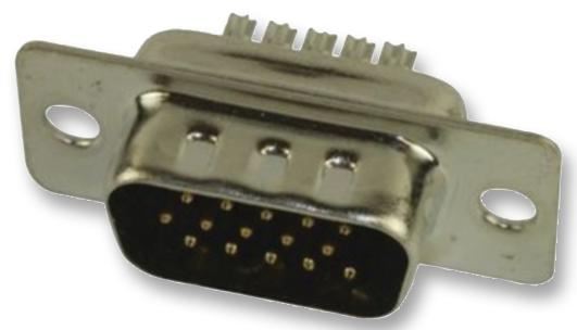 15 Pin Hi Density D-Sub Plug