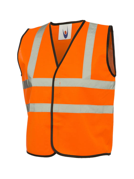 Childrens/Kids  Children’s/Kids Hi-Viz Waist Coat  - 100% Polyester