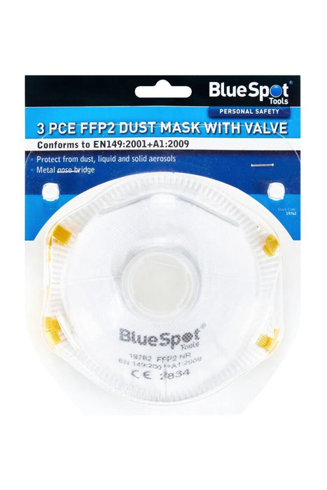 3 PCE FFP2 Dust Mask With Valve