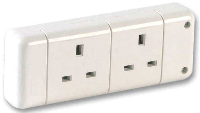 2 Gang Extension Socket