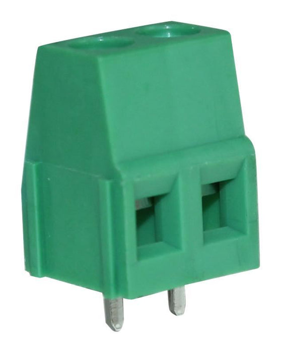 5mm Rising Clamp Low Profile Terminal Block, 2-Pole, 16A