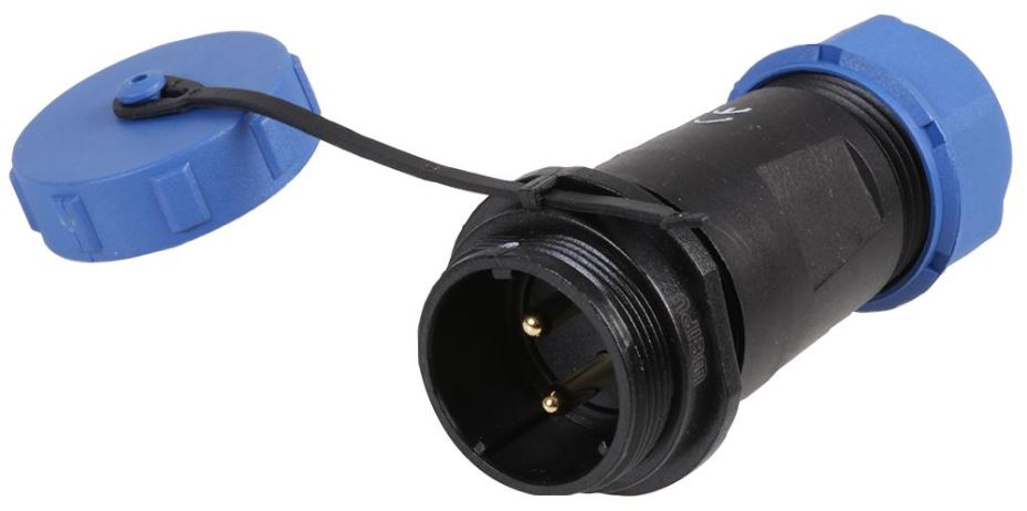 Circular Threaded Connector Inline Plug - IP68 — StampyTools