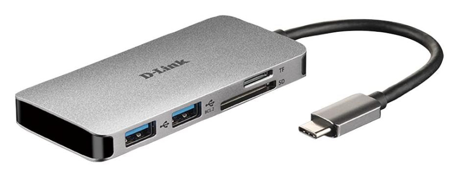 USB-C Multiport Hub with HDMI & SD Card Reader, 2x USB-A USB-C HDMI