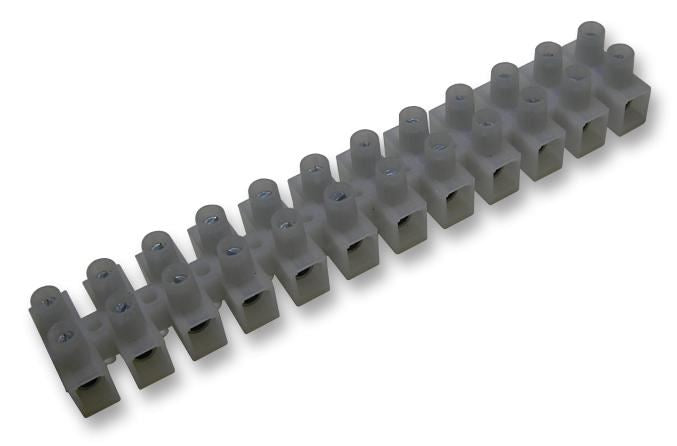 12 Way Terminal Block with Wire Protectors 32A