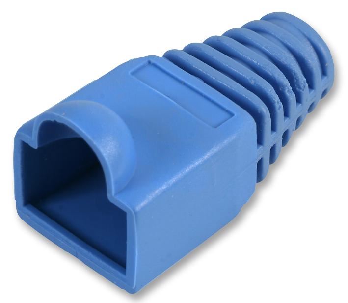 Strain Relief 5mm Blue, 50 Pack