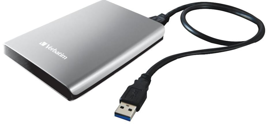 Store 'n' Go USB 3.0 Portable Hard Drive, Silver - 2TB