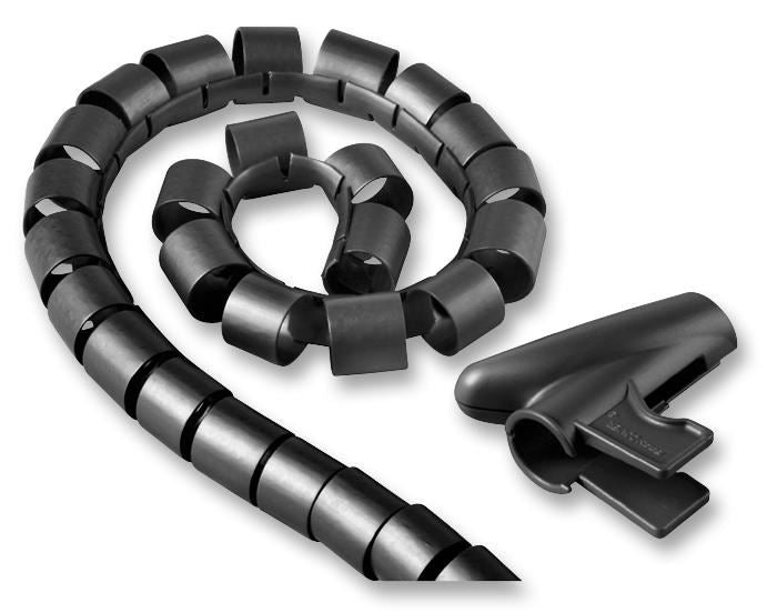Cable Management Tube Black