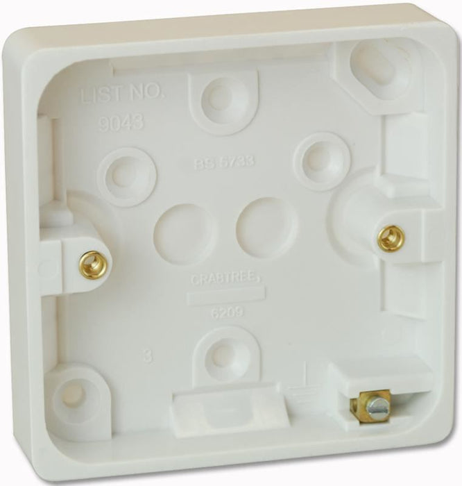 1 Gang Moulded Surface Box