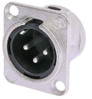 Neutrik XLR Panel Plug 3 Way