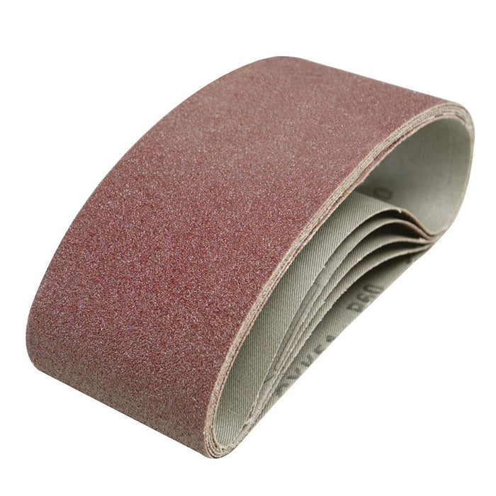 Sanding Belts 75 x 457mm 5pk - 60 Grit