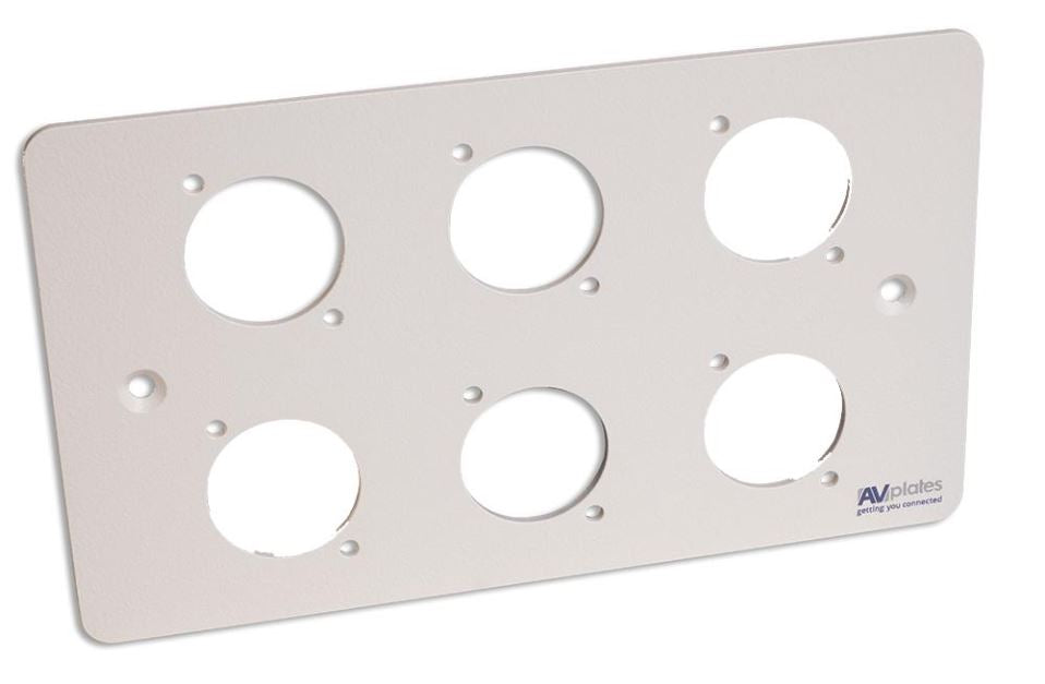 2 Gang 6x D-Shell Wall Plate